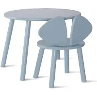 Nofred Stuhl und Tisch, Blau