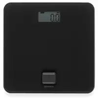 Brabantia 281341, Elektronische Personenwaage, 150 kg, 100 g, Dunkles Grau, kg, lb, ST, Quadratisch