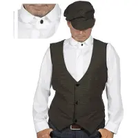 Coppens Herren Hemd Roaring 20's, Rundkragen
