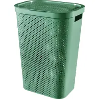Curver Infinity Recycled Waschbox Dots 60l Grun44x35xh60cm