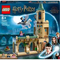 LEGO 76401 Harry Potter Hogwarts: Sirius’ Rettung Spielzeug-Set aus der Gefangene von Askaban, Schloss Erweiterung mit Seidenschnabel