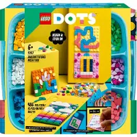 LEGO 41957 DOTS Kreativ-Aufkleber-Set, 5in1 DIY Bastelset für Kinder ab 6 Jahren, Spielzeug zum Basteln von personalisierten Mosaik-Aufklebern