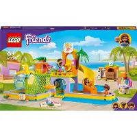 LEGO 41720 Friends Wasserparkerlebnis, Heartlake City Schwimmbad mit Mini-Puppen