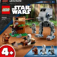 LEGO 75332 Star Wars AT-ST mit Ewok Wicket und Scout Trooper Minifiguren