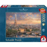 Schmidt 1000 Teile Spiele Puzzle Thomas Kinkade Paris, Stadt der Liebe 59470