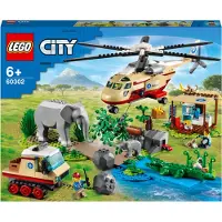 LEGO 60302 City Wildlife Tierrettungseinsatz Tierarzt mit Hubschrauber