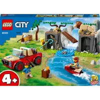 LEGO 60301 City Wildlife Tierrettungs-Geländewagen Spielzeugauto, Geländewagen