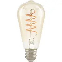 Eglo LED pre ST64 Spiral 4W/822 270 lumen amber 3-trin dmpbar E27