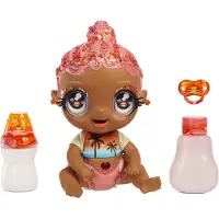 Mga Glitter Babyz Doll-Coral Pink (Palm Tree