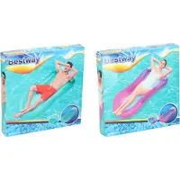 Bestway - Wasserhängematte - Aqualounge - Aqua Lounge - Hängematte - Wasser - aufblasbar - Luftbett - Lounge - Lila - rosa - grün