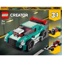 LEGO 31127 Creator 3-in-1 Straßenflitzer: Rennwagen, Muscle Car und Hot Rod
