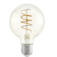 Eglo LED-Lampe G80 Globe 4W/822 270 lumen clear 3-step dimmable E27