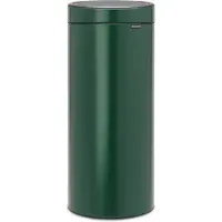 Brabantia Touch bin New, Abfalleimer, Mülleimer, Stahl, Pine Green, 30 L, 304262