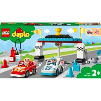 LEGO 10947 DUPLO Rennwagen Spielzeugautos, Spielzeug für Kleinkinder, Kinderspielzeug ab 2 Jahre