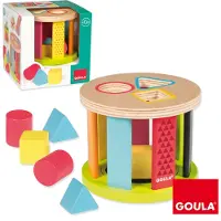 Goula Holzpuzzle-trommel 16x16 Cm