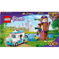 LEGO 41445 Friends Tierrettungswagen Spielzeugauto mit Olivia und Emma Mini Puppen