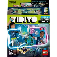 LEGO 43104 VIDIYO Alien DJ BeatBox Music Video Maker Musik Spielzeug für Kinder, AR Set App mit Minifigur