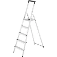 Hailo | Haushaltstreppe Mit 5 Stufen | Aluminium