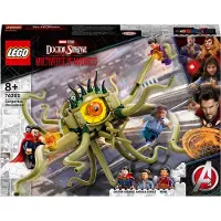 LEGO 76205 Marvel Duell mit Gargantos, Oktopus-Monster mit beweglichen Tentakeln und Dr. Strange Minifigur, Spielzeug für Kinder ab 8 Jahren