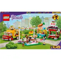 LEGO 41701 Friends Streetfood-Markt mit Taco-Truck und Smoothie-Bar