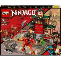 LEGO 71767 NINJAGO Ninja-Dojotempel aus Meister des Spinjitzu, Gebäude-Set mit 5 Räumen, inkl. 8 Minifugren wie Lloyd, Kai und Schlangen-Actionfiguren, Ninja-Spielzeug für Kinder ab 8 Jahren