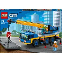 LEGO 60324 City Geländekran, Mobilkran, LKW-Spielzeug, Kinderspielzeug für Jungen und Mädchen ab 7 Jahren, Baufahrzeug Bauset