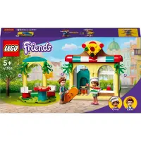 LEGO 41705 Friends Heartlake City Pizzeria Restaurant mit Essen als Spielzeug mit Mini-Puppen Olivia und Ethan, für Kinder ab 5 Jahren
