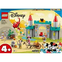 LEGO 10780 Disney Mickys Burgabenteuer Spielzeug-Schloss zum Bauen, inkl. Daisy, Donald Duck, Micky und Minnie Maus, ab 4 Jahre