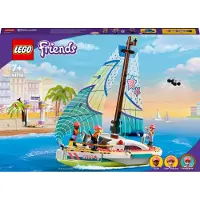 LEGO 41716 Friends Stephanies Segelabenteuer Spielzeug-Segelboot mit 3 Mini-Puppen, Geschenk für Kinder ab 7 Jahren
