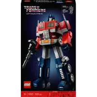 LEGO 10302 Icons Optimus Prime Set, 2in1 Roboter-Figur und LKW-Modell, Transformers-Spielzeug-Modellbausatz für Erwachsene, Geschenk zum Geburtstag oder Weihnachten für Männer, Frauen, Sie und Ihn