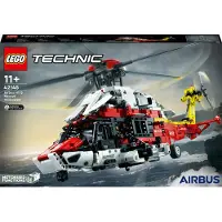 LEGO 42145 Technic Airbus H175 Rettungshubschrauber, Modellbausatz für Kinder, Spielzeug-Hubschrauber mit drehbaren Rotoren und motorisierten Funktionen, Lernspielzeug
