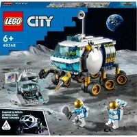 LEGO 60348 City Mond-Rover Weltraum-Spielzeug ab 6 Jahre für Mädchen und Jungen mit Astronauten-Minifiguren aus der NASA Serie für Kinder