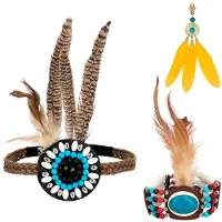 Boland Traciks Hippie delight Stirnband, Ohrring und Armband