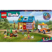 LEGO 41735 Friends Mobiles Haus, Camping-Spielzeug mit Auto, Tieren und Mini-Puppen Leo, Paisley & Liann im Wald, Geschenk zum Geburtstag aus der Serie 2023
