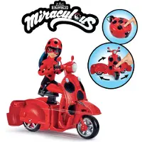 Bandai Miraculous Ladybug Scooter mit Puppe