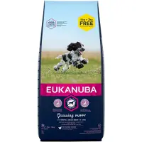 Eukanuba Puppy Medium Huhn Hundefutter | 15 + 3 kg