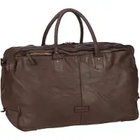 Harold's Leder Reisetasche Submarine Travelbag Brown dunkelbraun