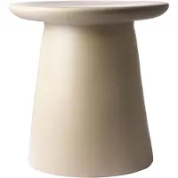 HK Living Steingut Beistelltisch creme / natur