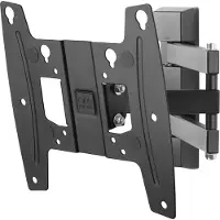 One For All Solid Line WM 4259, 109,2 cm (43"), 75 x 75 mm, 200 x 200 mm, -15 - 15°, 180°, Schwarz