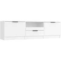 vidaXL TV-Schrank Weiß 140 x 35 x 40 cm Holzwerkstoff