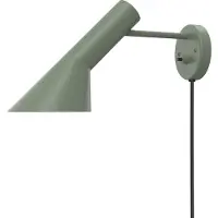 Louis Poulsen Wandlampe AJ, blau, für Wohn- / Esszimmer, Metall, Design, Wandleuchte, Wandlampe Innen