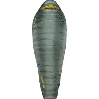 Therm-a-Rest - Ultrakompakter 3-Jahreszeiten-Schlafsack aus wasserabweisender Daune - Questar 20F/-6C Balsam - Größe Lange - Khaki