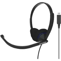 Koss CS200 USB, Kabelgebunden, 20 - 22000 Hz, Anrufe/Musik, Kopfhörer, Schwarz