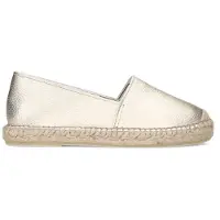 Manfield Goldene Espadrilles aus Leder | Größe 36