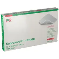 Lohmann & Rauscher GmbH & Co. KG Suprasorb P+phmb Schaumverband 10x20 cm 5 St