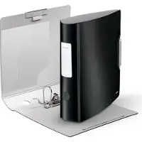 Leitz Ordner Active Style, DIN A4, Rückenbreite 82 mm, 5 Stück, satin schwarz