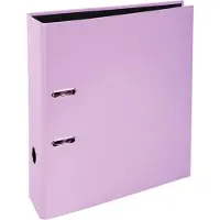 Exacompta Aquarel Prem Touch Ordner Breit DIN A4 80 mm Malve 2 Ringe 53565E Pappkarton Hochformat 10 Stück