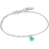 Ania Haie Gezeitenanhänger Armband in Silber