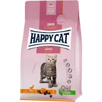 Happy Cat Junior Trockenfutter mit Ente für Kätzchen getreidefrei 8kg (2x4 kg)