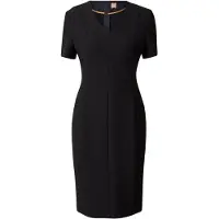 BOSS Kleid aus elastischem Gewebe mit V-Ausschnitt Grösse 36